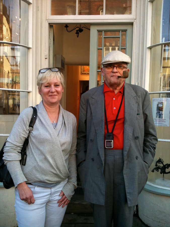 with David Hockney